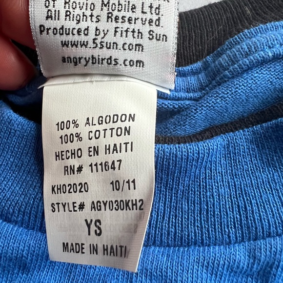 Angry birds long sleeve shirt with attached t shirt - Picture 4 of 4